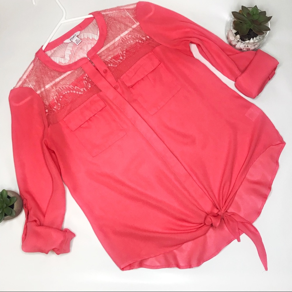 Candie’s Button Down Blouse